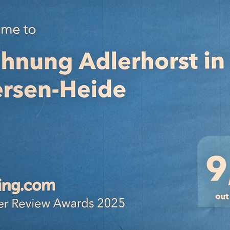 Wohnung Adlerhorst In Eversen-Heide Exteriér fotografie